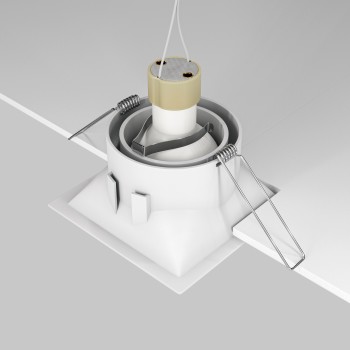 Spot LED încastrat Dot alb Maytoni, 10W (4)