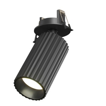 Spot LED încastrat Calipso negru Maytoni, D6, 10W