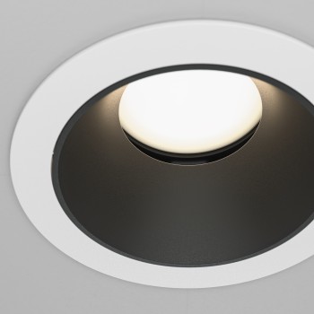 Spot LED încastrat Share black and white Maytoni, D8, 10W