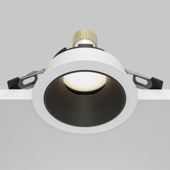 Spot LED încastrat Share black and white Maytoni, D8, 10W