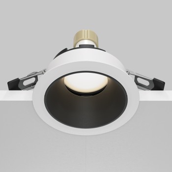 Spot LED încastrat Share black and white Maytoni, D8, 10W