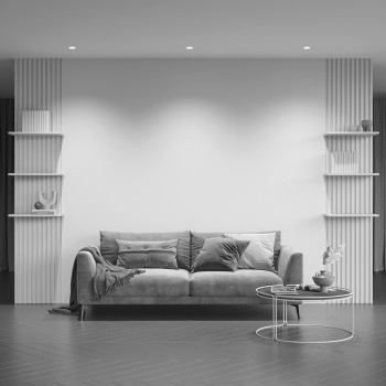 Spot LED încastrat Share black and white Maytoni, D8, 10W