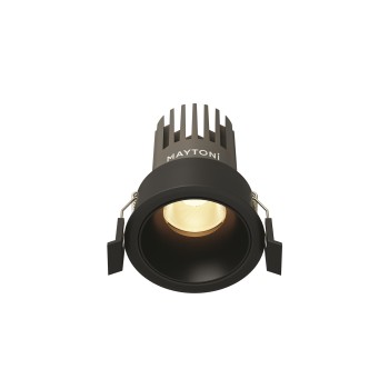 Spot LED încastrat Dip negru Maytoni, D7, 10W, 2700K