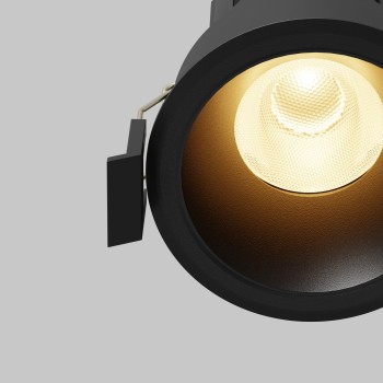 Spot LED încastrat Dip negru Maytoni, D7, 10W, 2700K