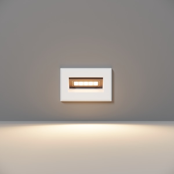 Spot LED trepte scară alb Maytoni, L8, 3W, 3000K