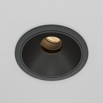 Spot LED încastrat Wise negru Maytoni, D8, 10W