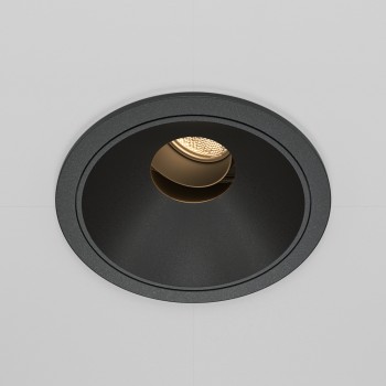 Spot LED încastrat Wise negru Maytoni, D8, 10W