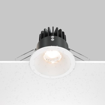 Spot LED încastrat Zoom alb Maytoni, D8, 12W, 3000K