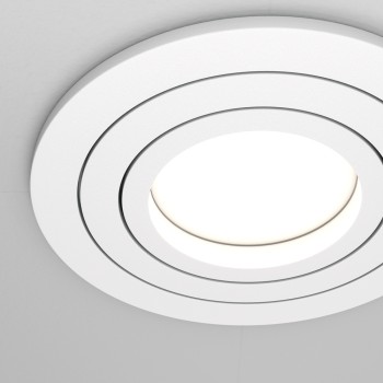 Spot LED încastrat Atom alb Maytoni, D9, 10W, H2