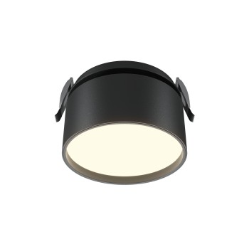 Spot LED încastrat Onda negru Maytoni, D8, 12W