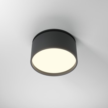 Spot LED încastrat Onda negru Maytoni, D8, 12W