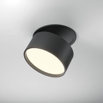 Spot LED încastrat Onda negru Maytoni, D8, 12W