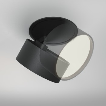 Spot LED încastrat Onda negru Maytoni, D8, 12W