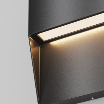 Spot LED trepte scară negru Maytoni, L11, 3W