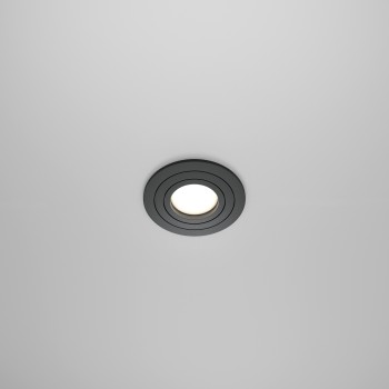 Spot LED încastrat Atom negru Maytoni, D9, 10W, H2