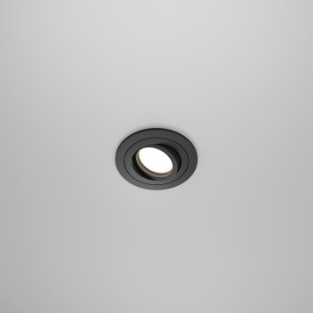 Spot LED încastrat Atom negru Maytoni, D9, 10W, H2