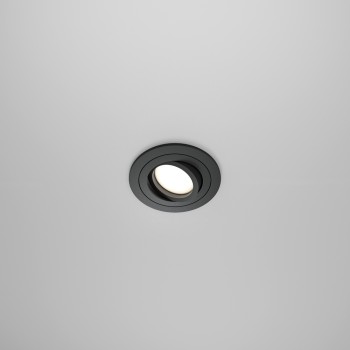 Spot LED încastrat Atom negru Maytoni, D9, 10W, H2