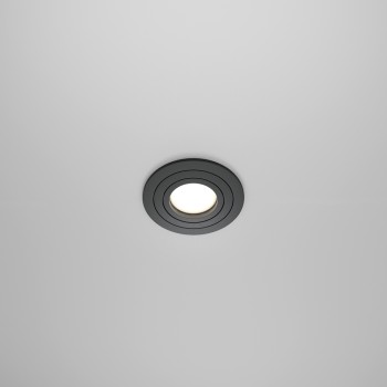Spot LED încastrat Atom negru Maytoni, D9, 10W, H2