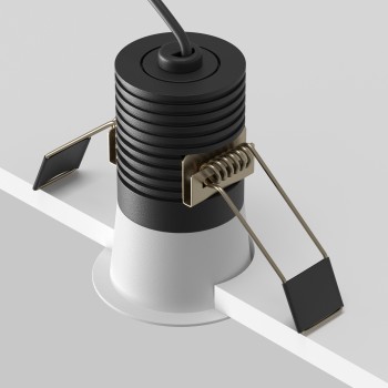 Spot LED încastrat Minor black and white Maytoni, D6, 9W