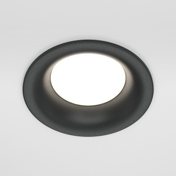 Spot LED încastrat Slim negru Maytoni, D8, 10W, H3