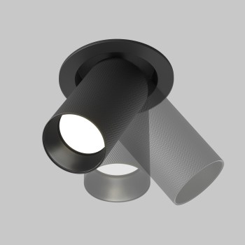 Spot LED încastrat Artisan negru Maytoni, D5, 10W
