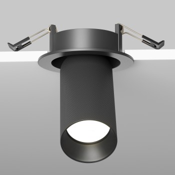 Spot LED încastrat Artisan negru Maytoni, D5, 10W