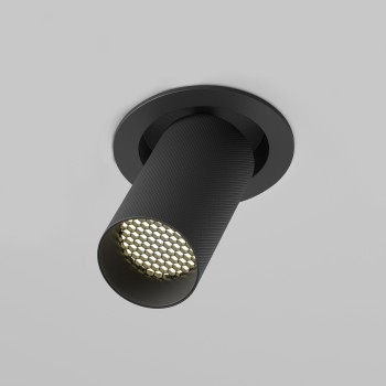 Spot LED încastrat Artisan negru Maytoni, D5, 10W