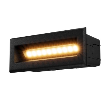 Spot LED trepte scară negru Maytoni, L14, 5W
