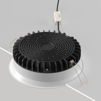Spot LED încastrat Okno alb Maytoni, D18, 24W, 100°