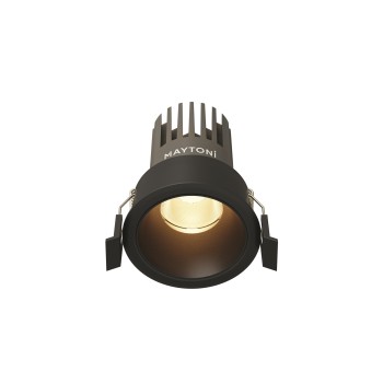 Spot LED încastrat Dip negru Maytoni, D7, 10W, 3000K