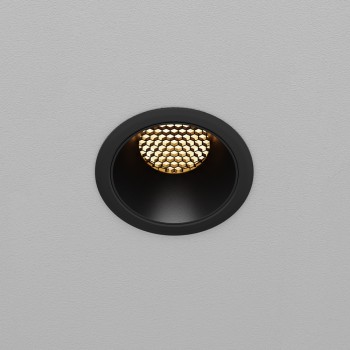 Spot LED încastrat Dip negru Maytoni, D7, 10W, 3000K