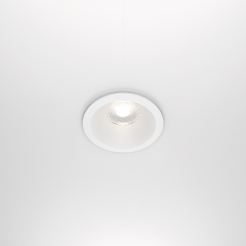 Spot LED încastrat Zoom alb Maytoni, D8, 12W, 4000K, white