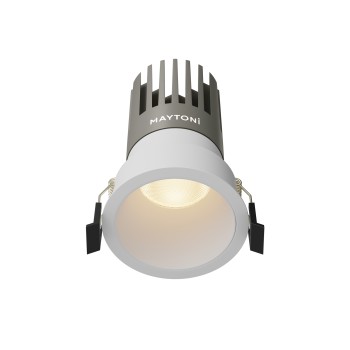 Spot LED încastrat Dip alb Maytoni, D8, 15W, 3000K