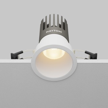 Spot LED încastrat Dip alb Maytoni, D8, 15W, 3000K