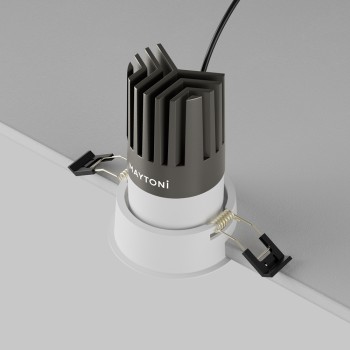 Spot LED încastrat Dip alb Maytoni, D8, 15W, 3000K