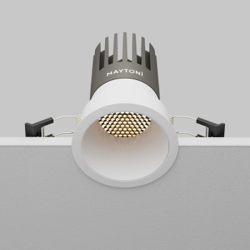 Spot LED încastrat Dip alb Maytoni, D8, 15W, 3000K