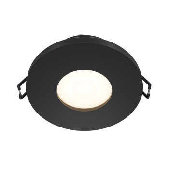 Spot LED încastrat Stark negru Maytoni, D8, 10W