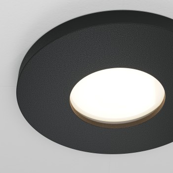 Spot LED încastrat Stark negru Maytoni, D8, 10W