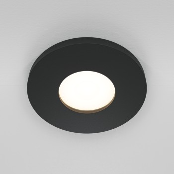 Spot LED încastrat Stark negru Maytoni, D8, 10W