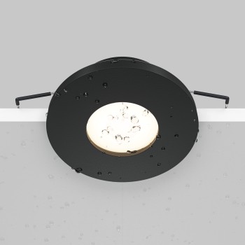 Spot LED încastrat Stark negru Maytoni, D8, 10W