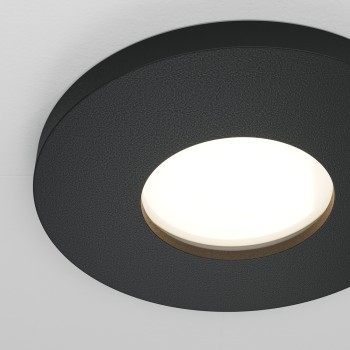 Spot LED încastrat Stark negru Maytoni, D8, 10W