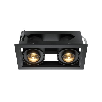 Spot LED încastrat Metal Modern negru Maytoni, 20W