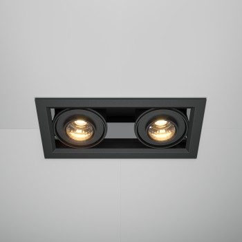 Spot LED încastrat Metal Modern negru Maytoni, 20W