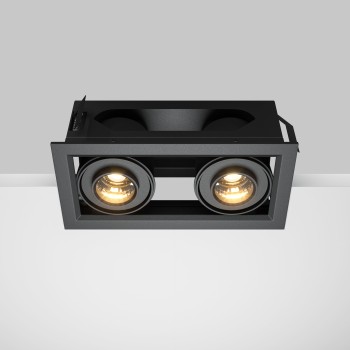 Spot LED încastrat Metal Modern negru Maytoni, 20W