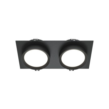 Spot încastrat Hoop negru Maytoni, 12W, H4