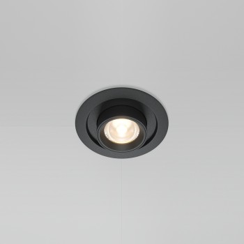 Spot LED încastrat Hidden negru Maytoni, D9, 10W