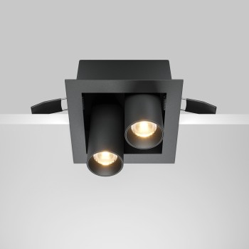 Spot LED încastrat Magnum negru Maytoni, 14W