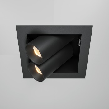 Spot LED încastrat Magnum negru Maytoni, 14W