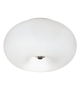 Plafoniera OPTICA 86811 Eglo, E27, 2x60W, nichel satinat-alb