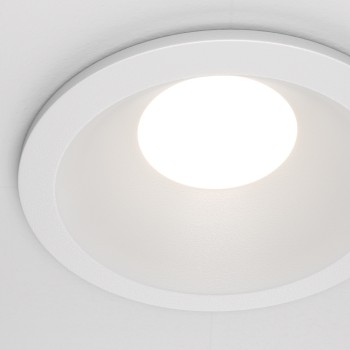 Spot LED încastrat Zoom alb Maytoni, D8, 10W